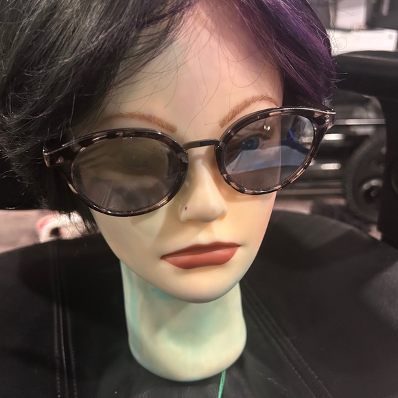 Guess Black Frame Glasses mirror lens